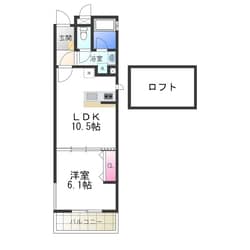 メルヴェーユ堺　七道の物件間取画像